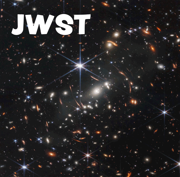 Hubble VS JWST Deep Field